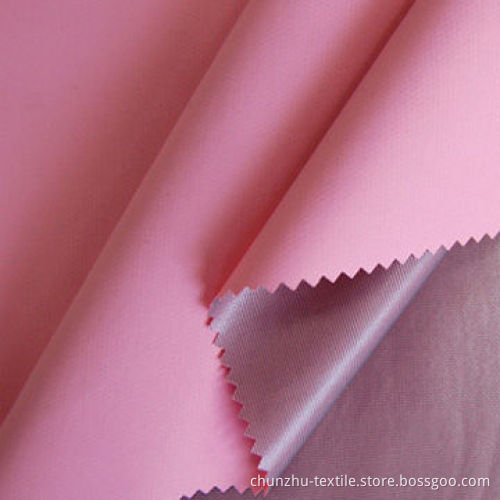 Taffeta fabric, super-light, plain, 380T 20x20D yarn, coated, 8000mm waterproof